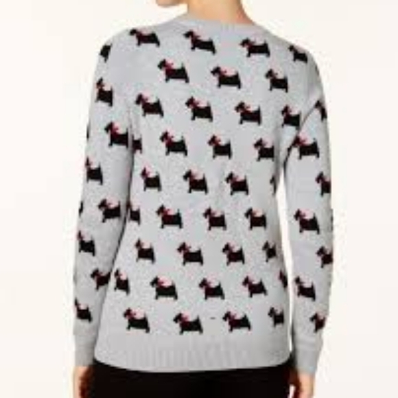 Charter Club Scottie Dog Novelty Sweater - Picture 2 of 9